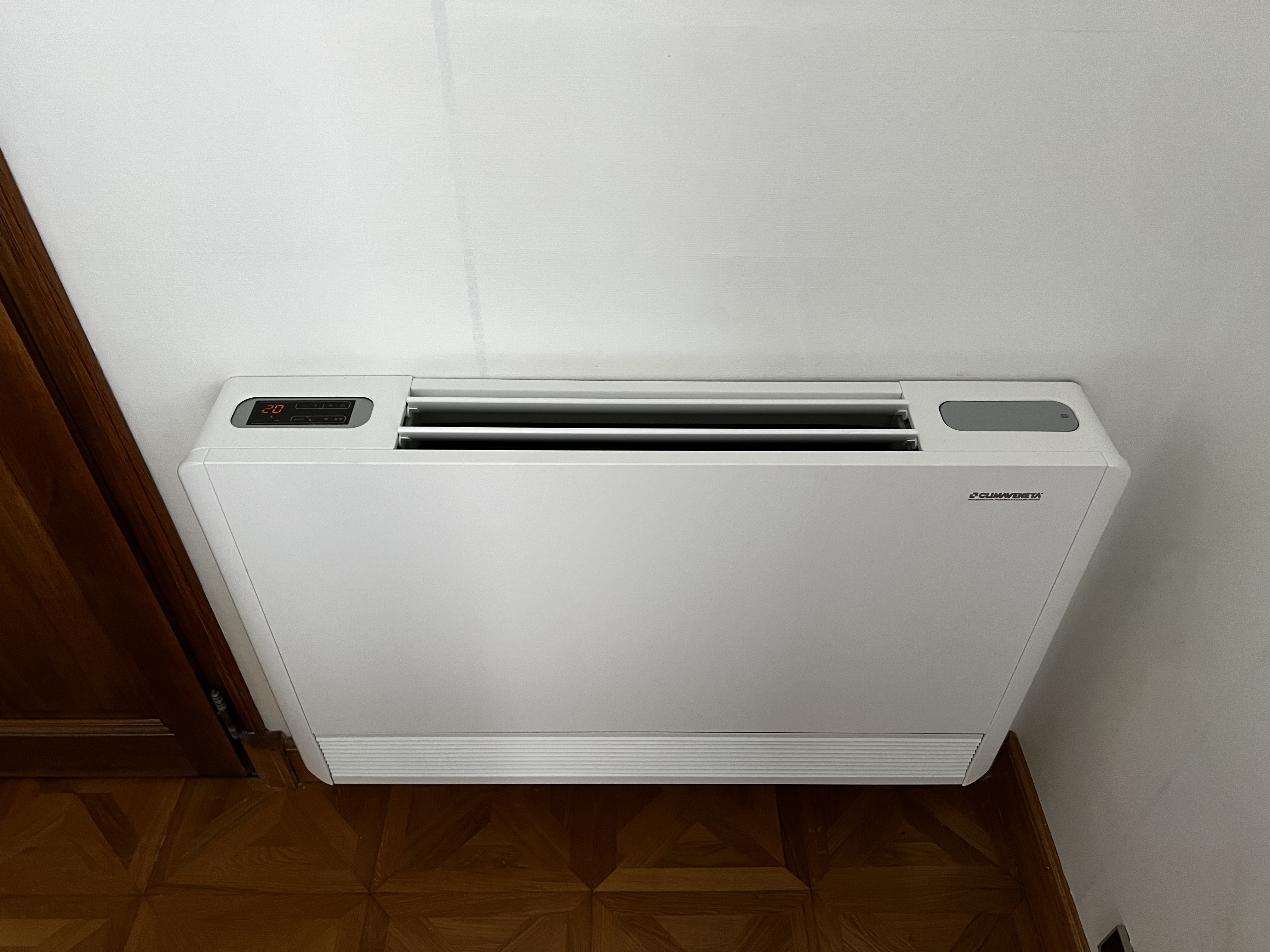 Ventilo-convecteurs raccordés à une pompe à chaleur air/eau